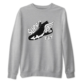 14s Panda shirt to match jordans Super Fly sneaker tees Air Jordan 14 Panda SNRT Sneaker Release Tees Unisex Heather Grey 2 T-Shirt