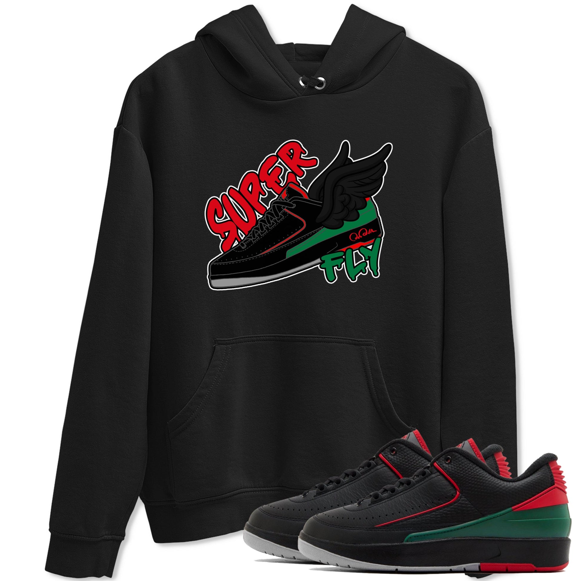 2s Christmas X-mas gift shirt to match jordans Super Fly sneaker tees Air Jordan 2 Christmas SNRT Sneaker Release Tees Unisex Black 1 T-Shirt