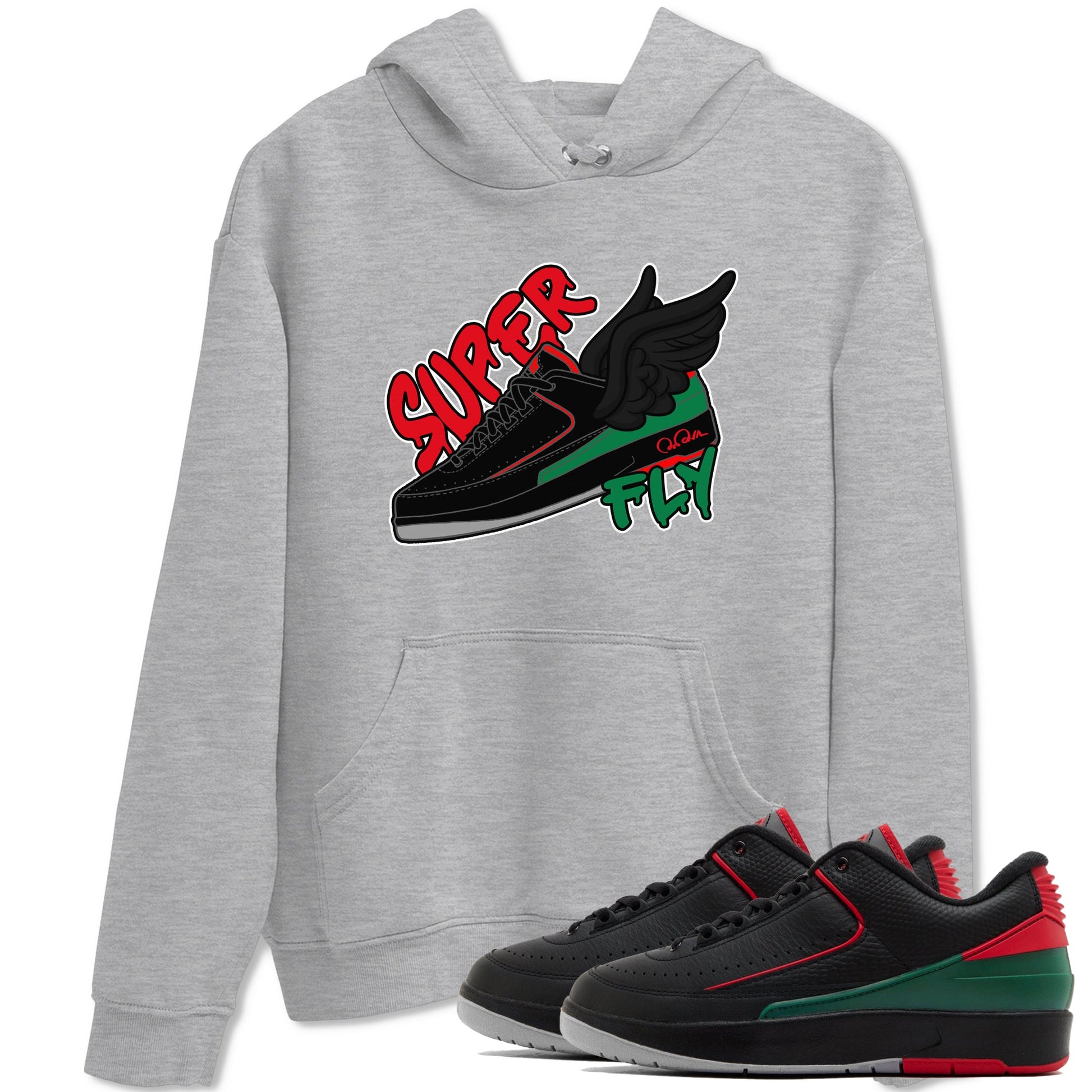 2s Christmas X-mas gift shirt to match jordans Super Fly sneaker tees Air Jordan 2 Christmas SNRT Sneaker Release Tees Unisex Heather Grey 1 T-Shirt