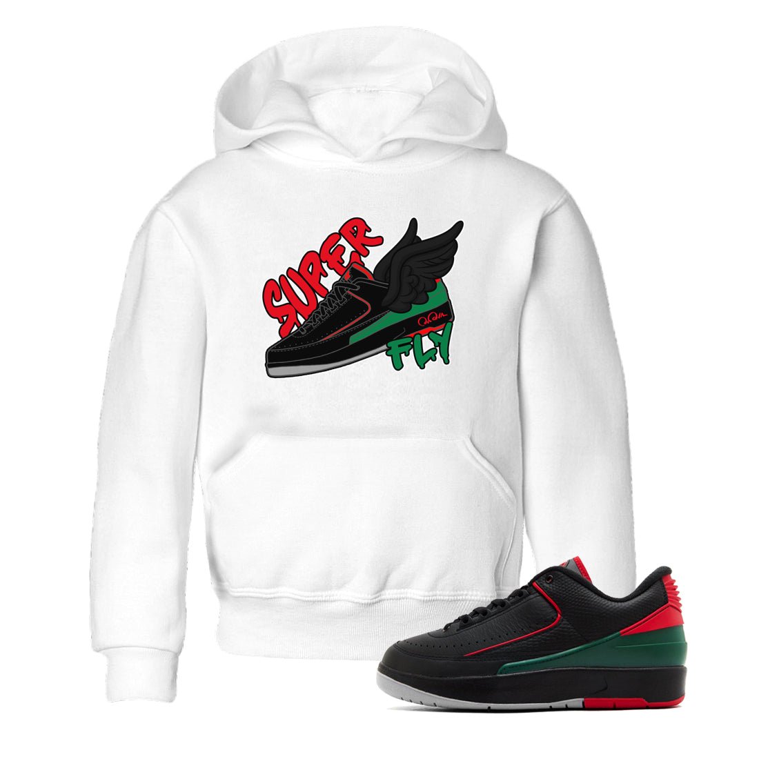 2s Christmas X-mas gift shirt to match jordans Super Fly sneaker tees Air Jordan 2 Christmas SNRT Sneaker Release Tees Baby Toddler White 1 T-Shirt