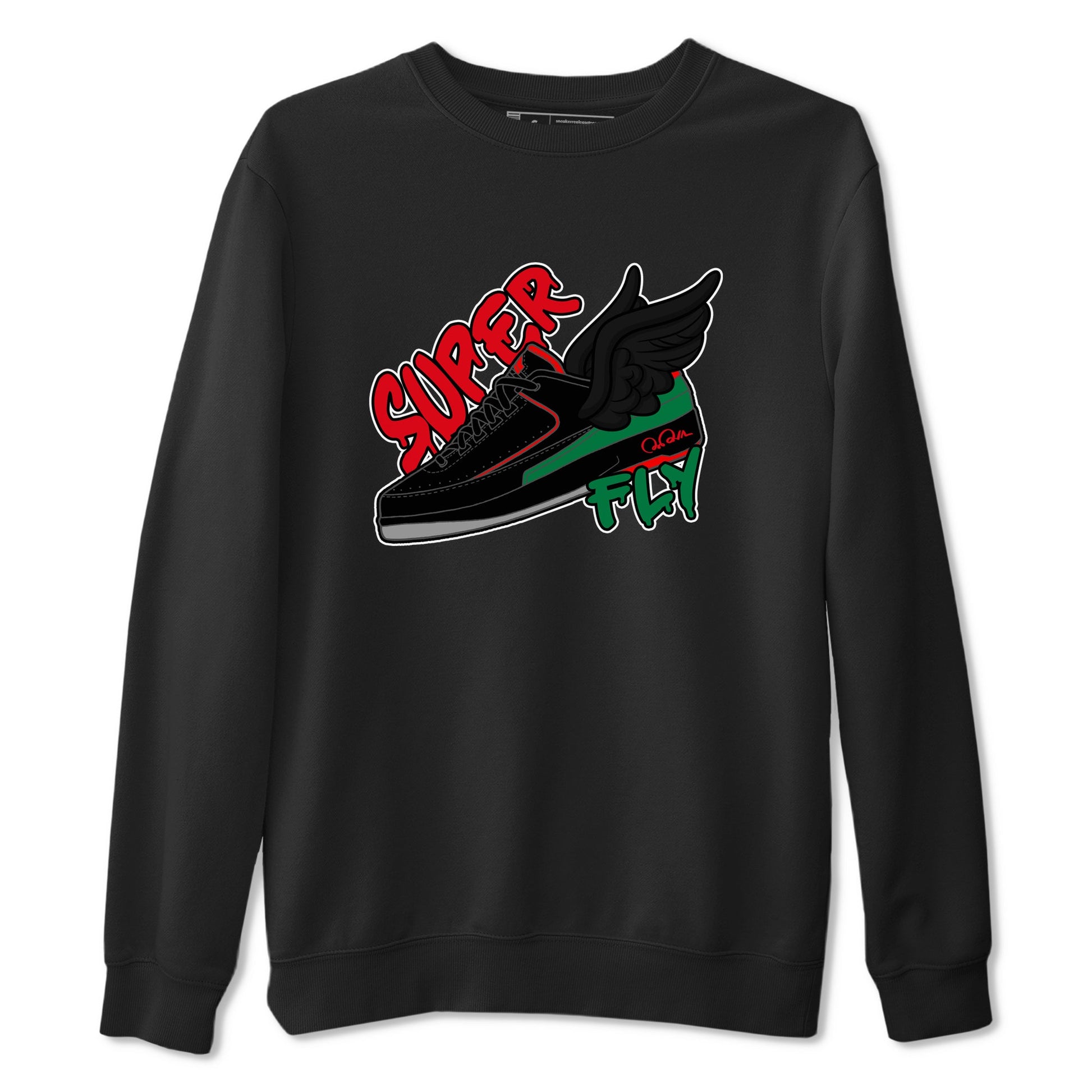 2s Christmas X-mas gift shirt to match jordans Super Fly sneaker tees Air Jordan 2 Christmas SNRT Sneaker Release Tees Unisex Black 2 T-Shirt