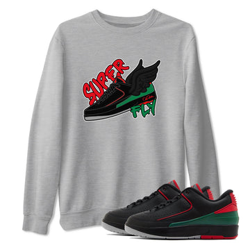 2s Christmas X-mas gift shirt to match jordans Super Fly sneaker tees Air Jordan 2 Christmas SNRT Sneaker Release Tees Unisex Heather Grey 1 T-Shirt