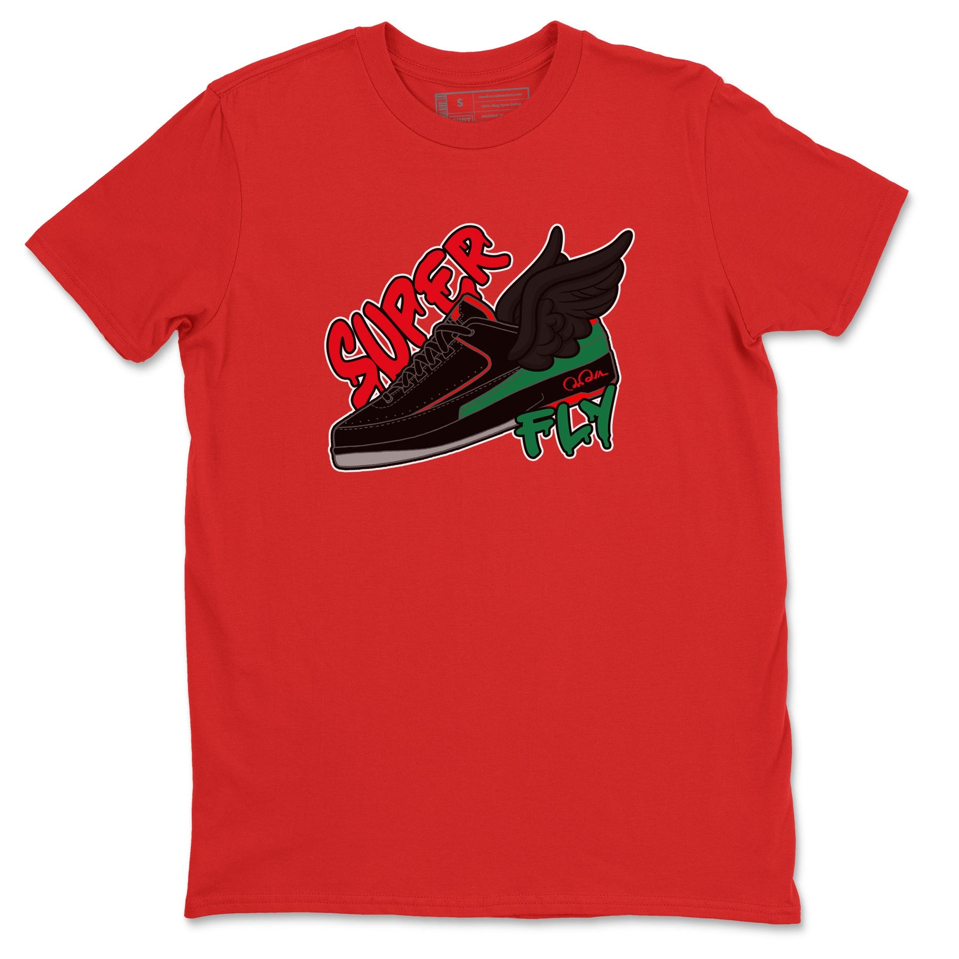 2s Christmas X-mas gift shirt to match jordans Super Fly sneaker tees Air Jordan 2 Christmas SNRT Sneaker Release Tees Unisex Red 2 T-Shirt