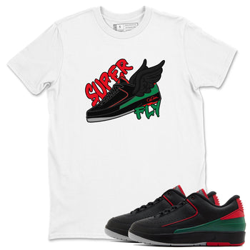 2s Christmas X-mas gift shirt to match jordans Super Fly sneaker tees Air Jordan 2 Christmas SNRT Sneaker Release Tees Unisex White 1 T-Shirt