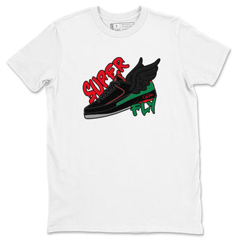 2s Christmas X-mas gift shirt to match jordans Super Fly sneaker tees Air Jordan 2 Christmas SNRT Sneaker Release Tees Unisex White 2 T-Shirt