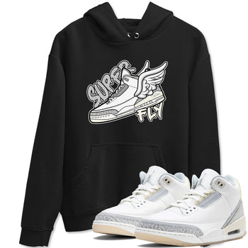 3s Ivory shirt to match jordans Super Fly sneaker tees Air Jordan 3 Ivory SNRT Sneaker Release Tees unisex cotton Black 1 crew neck shirt