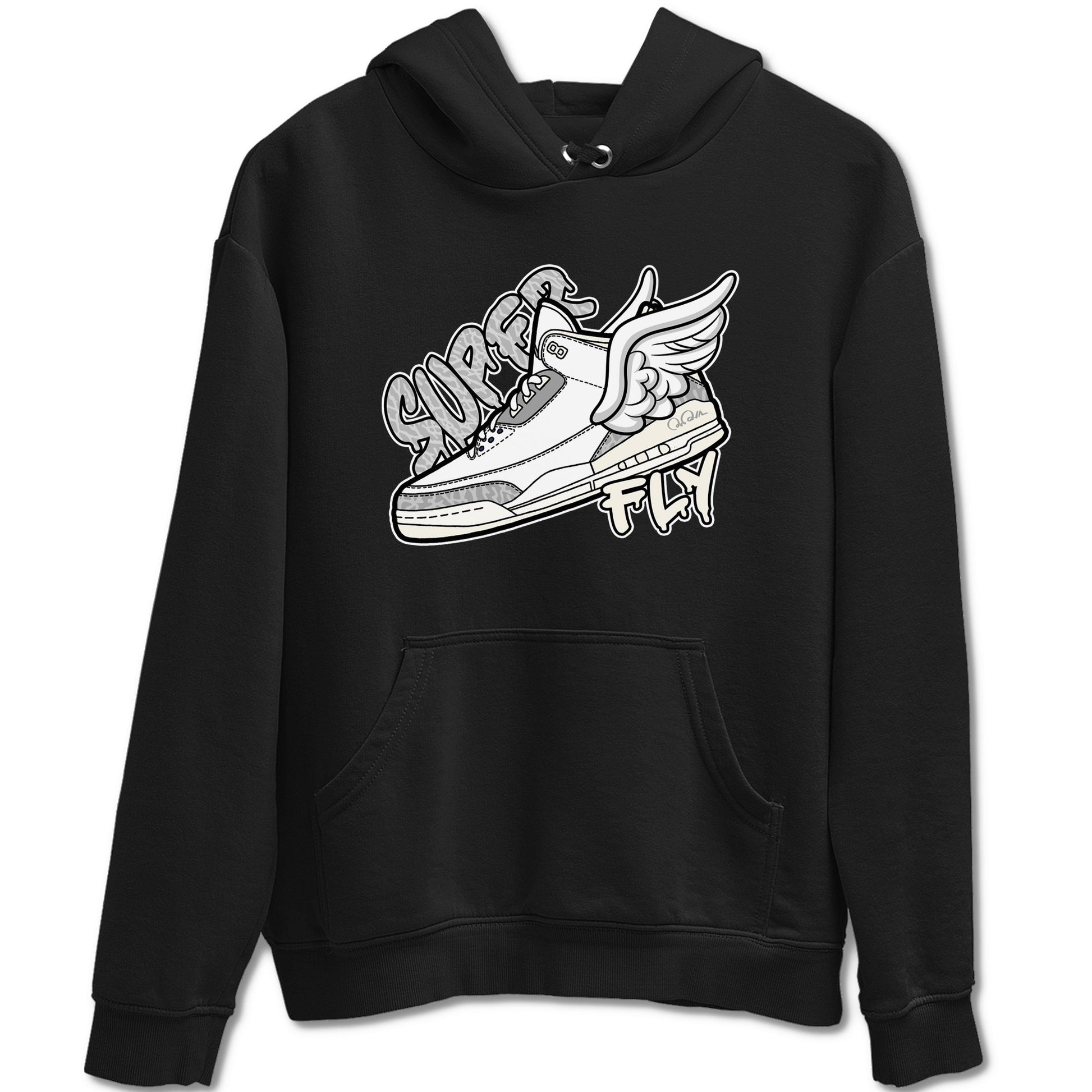3s Ivory shirt to match jordans Super Fly sneaker tees Air Jordan 3 Ivory SNRT Sneaker Release Tees unisex cotton Black 2 crew neck shirt