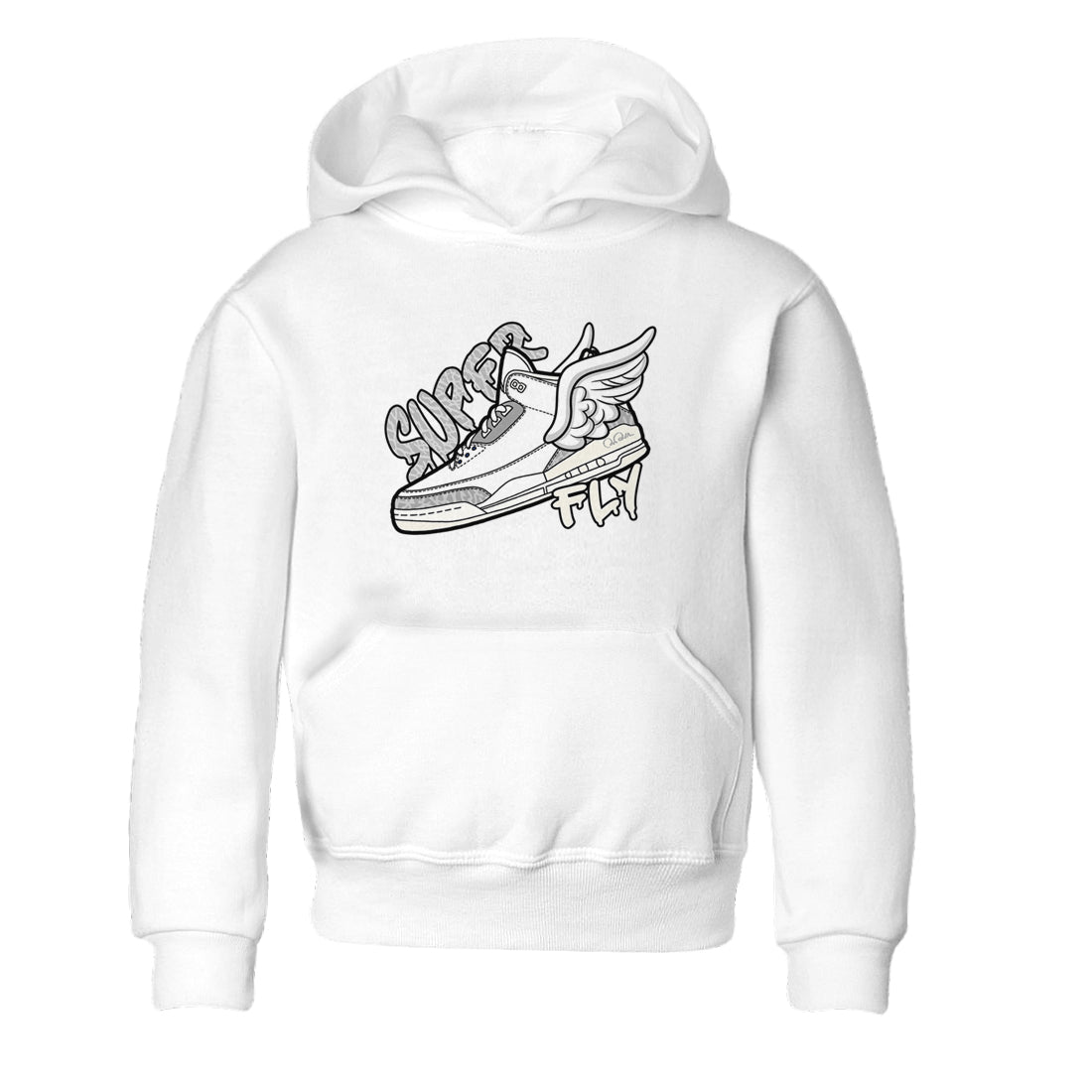 3s Ivory shirt to match jordans Super Fly sneaker tees Air Jordan 3 Ivory SNRT sneaker release tees baby toddler White 2 cotton Shirt