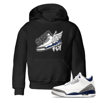 3s Midnight Navy shirt to match jordans Super Fly sneaker tees Air Jordan 3 Midnight Navy SNRT sneaker release tees baby toddler Black 1 cotton Shirt