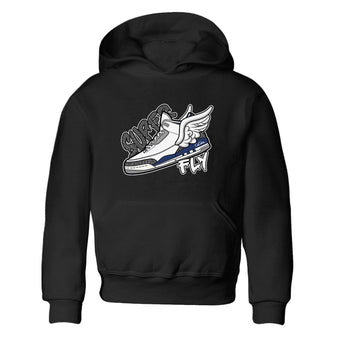 3s Midnight Navy shirt to match jordans Super Fly sneaker tees Air Jordan 3 Midnight Navy SNRT sneaker release tees baby toddler Black 2 cotton Shirt