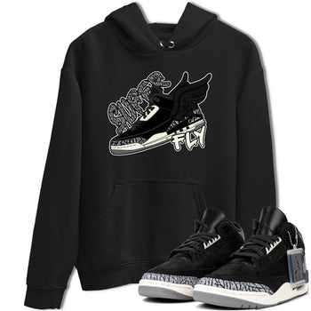 Air Jordan 3 Off Noir shirt to match jordans Super Fly sneaker tees AJ3 Off Noir SNRT Sneaker Release Tees Unisex Black 1 T-Shirt