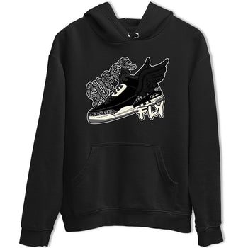Air Jordan 3 Off Noir shirt to match jordans Super Fly sneaker tees AJ3 Off Noir SNRT Sneaker Release Tees Unisex Black 2 T-Shirt