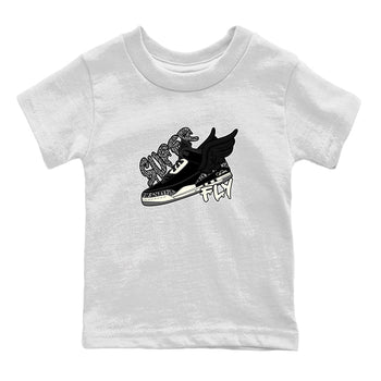 Air Jordan 3 Off Noir shirt to match jordans Super Fly sneaker tees AJ3 Off Noir SNRT Sneaker Release Tees Baby Toddler White 2 T-Shirt