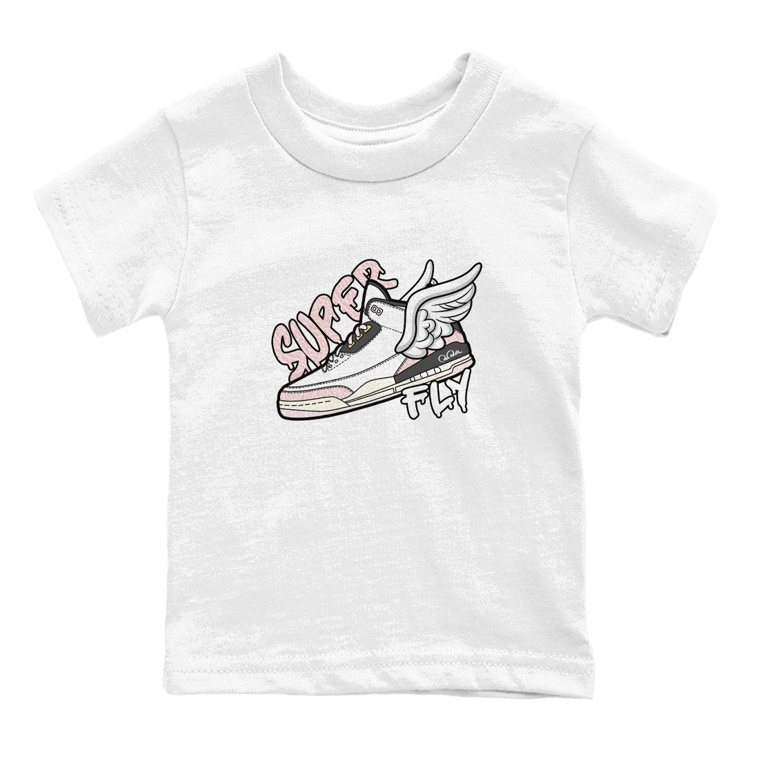Air Jordan 3 GS Vintage Floral shirt to match jordans Super Fly sneaker tees Air Jordan 3 Vintage Floral SNRT sneaker release tees baby toddler White 2 cotton Shirt