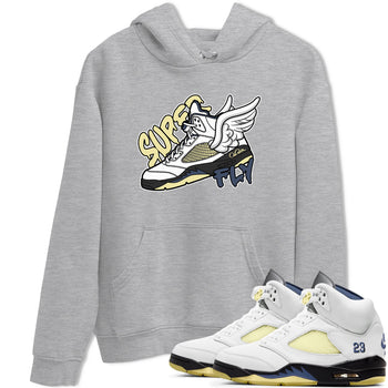 Air Jordan 5 A Ma Maniere x Photon Dust shirt to match jordans Super Fly sneaker tees Jordan 5 A Ma Maniere "Dawn" SNRT Sneaker Release Tees Unisex Heather Grey 1 T-Shirt