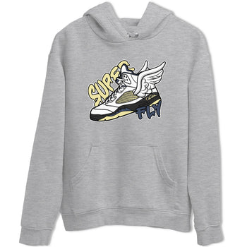 Air Jordan 5 A Ma Maniere x Photon Dust shirt to match jordans Super Fly sneaker tees Jordan 5 A Ma Maniere "Dawn" SNRT Sneaker Release Tees Unisex Heather Grey 2 T-Shirt