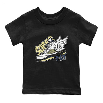 Air Jordan 5 A Ma Maniere x Photon Dust shirt to match jordans Super Fly sneaker tees Jordan 5 A Ma Maniere "Dawn" SNRT Sneaker Release Tees Baby Toddler Black 2 T-Shirt