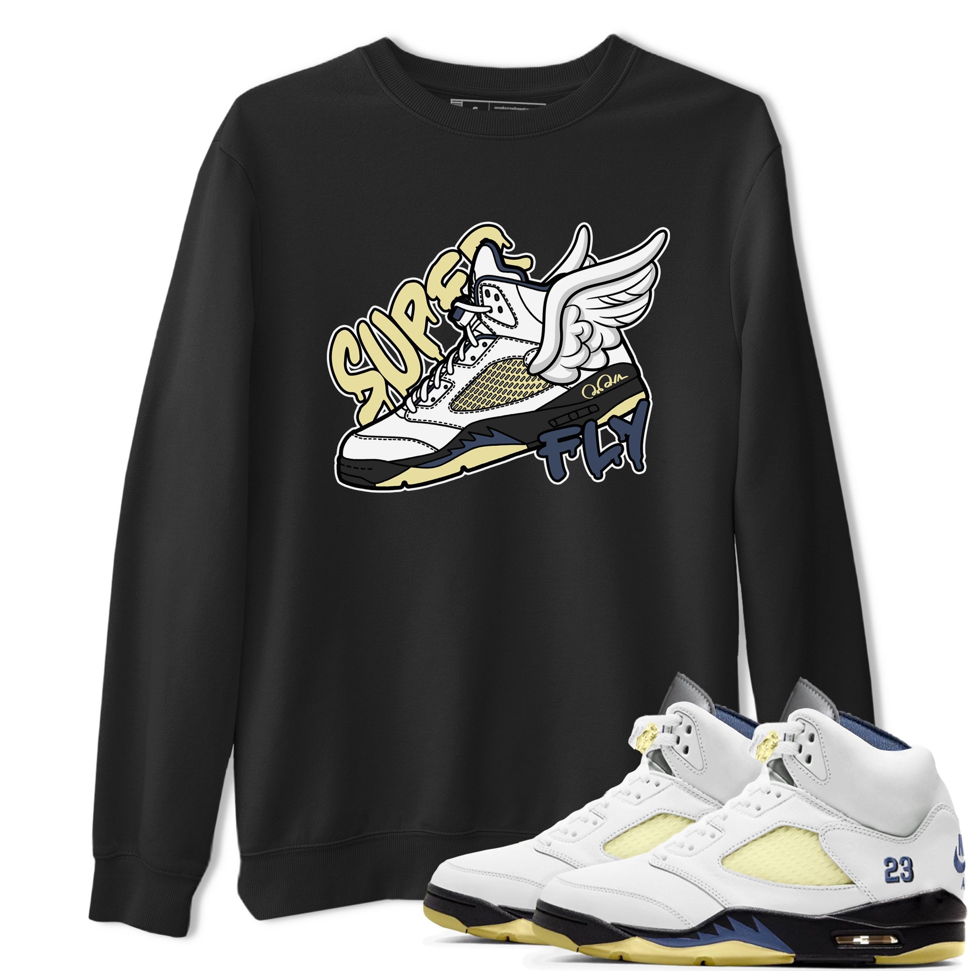 Air Jordan 5 A Ma Maniere x Photon Dust shirt to match jordans Super Fly sneaker tees Jordan 5 A Ma Maniere "Dawn" SNRT Sneaker Release Tees Unisex Black 1 T-Shirt