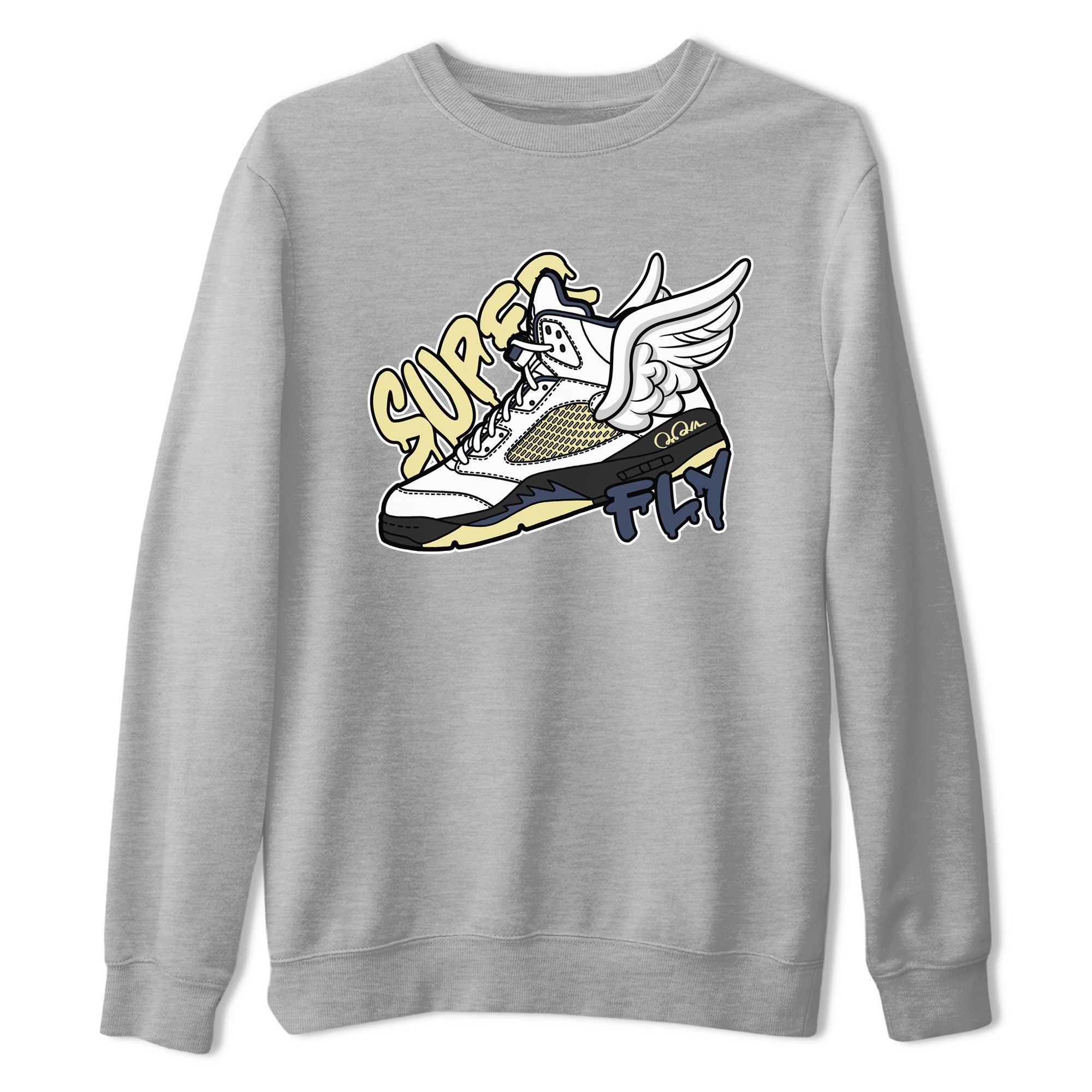 Air Jordan 5 A Ma Maniere x Photon Dust shirt to match jordans Super Fly sneaker tees Jordan 5 A Ma Maniere "Dawn" SNRT Sneaker Release Tees Unisex Heather Grey 2 T-Shirt