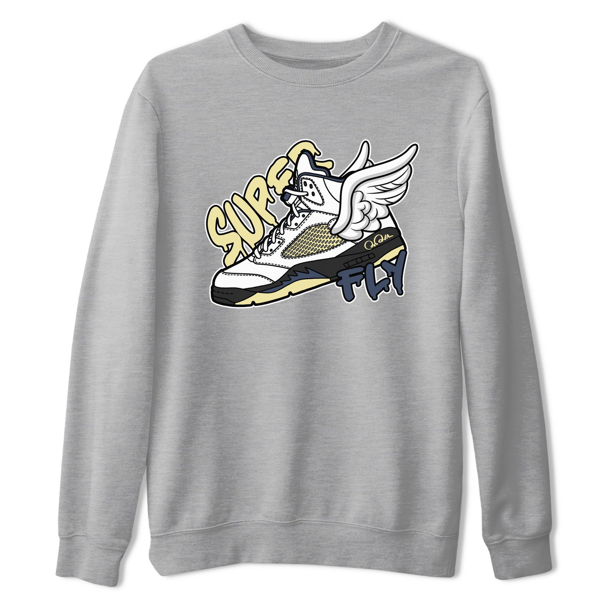 Air Jordan 5 A Ma Maniere x Photon Dust shirt to match jordans Super Fly sneaker tees Jordan 5 A Ma Maniere "Dawn" SNRT Sneaker Release Tees Unisex Heather Grey 2 T-Shirt