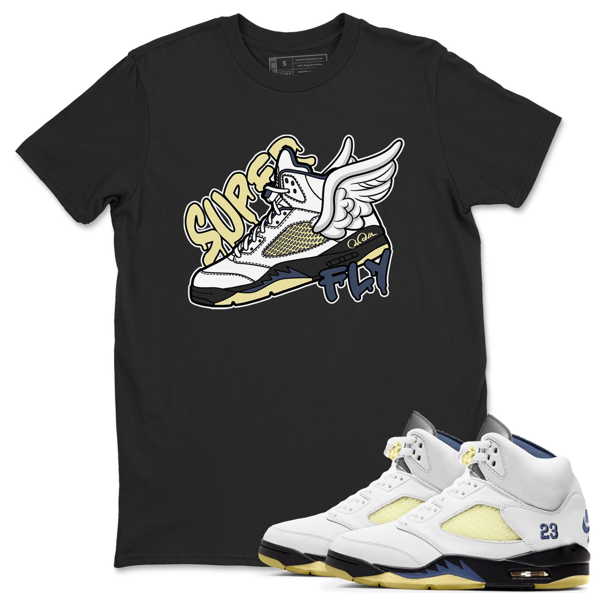 Air Jordan 5 A Ma Maniere x Photon Dust shirt to match jordans Super Fly sneaker tees Jordan 5 A Ma Maniere "Dawn" SNRT Sneaker Release Tees Unisex Black 1 T-Shirt