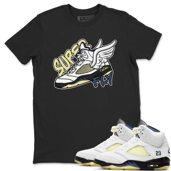 Air Jordan 5 A Ma Maniere x Photon Dust shirt to match jordans Super Fly sneaker tees Jordan 5 A Ma Maniere "Dawn" SNRT Sneaker Release Tees Unisex Black 1 T-Shirt