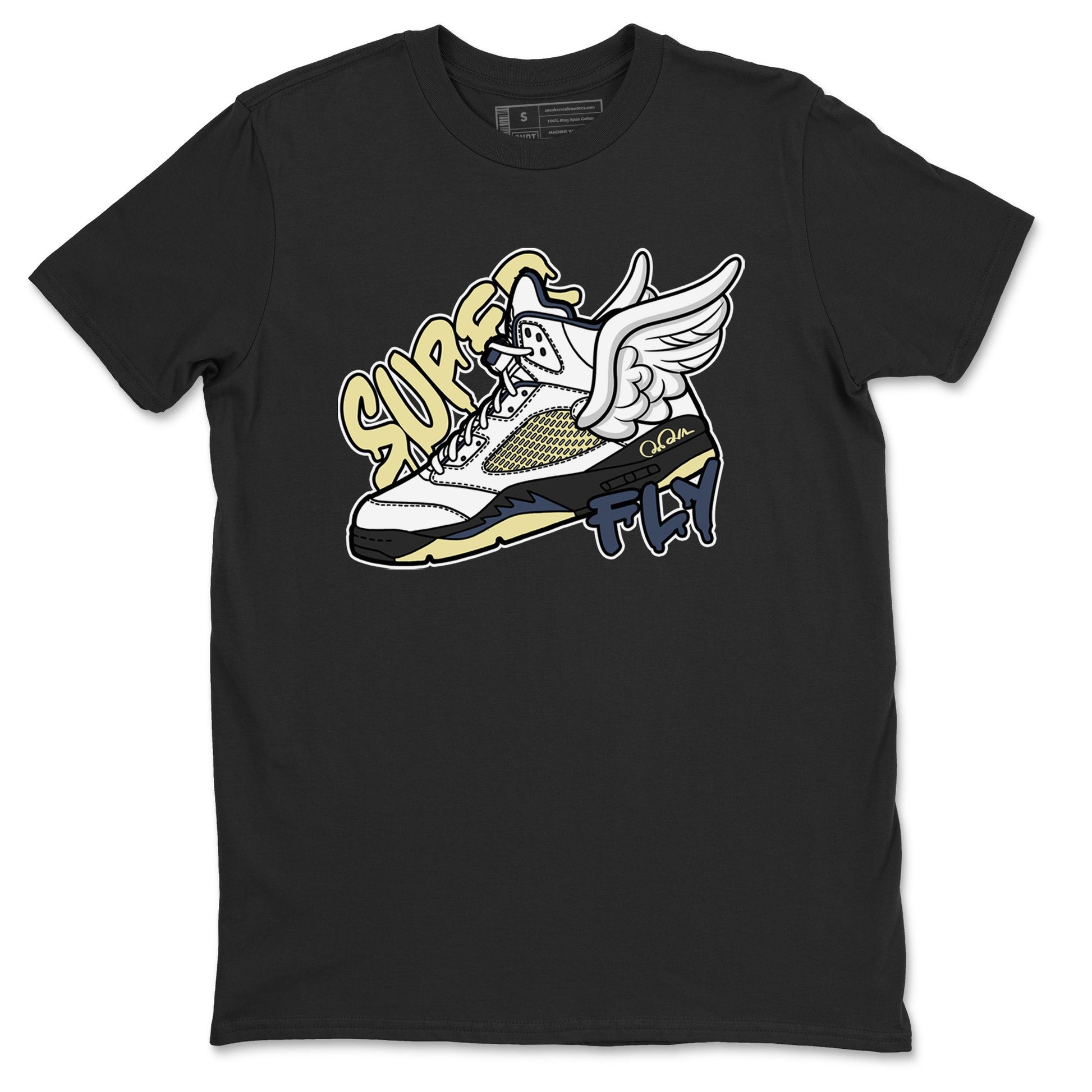Air Jordan 5 A Ma Maniere x Photon Dust shirt to match jordans Super Fly sneaker tees Jordan 5 A Ma Maniere "Dawn" SNRT Sneaker Release Tees Unisex Black 2 T-Shirt