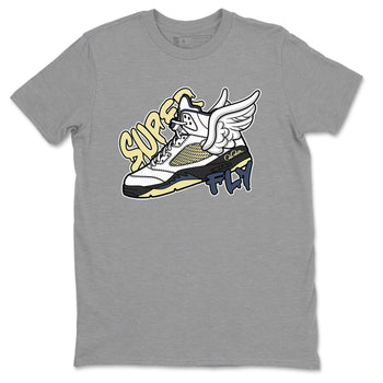 Air Jordan 5 A Ma Maniere x Photon Dust shirt to match jordans Super Fly sneaker tees Jordan 5 A Ma Maniere "Dawn" SNRT Sneaker Release Tees Unisex Heather Grey 2 T-Shirt
