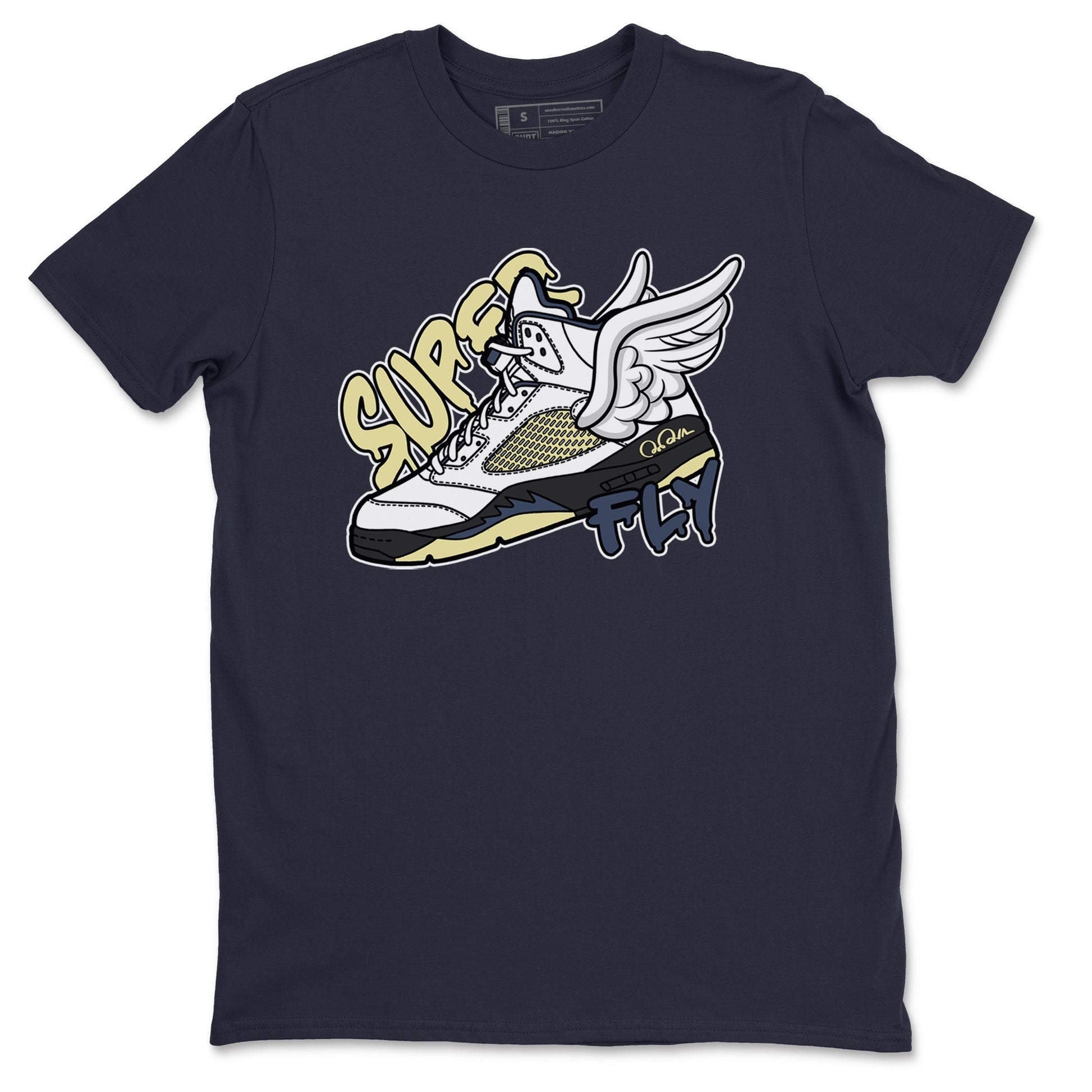 Air Jordan 5 A Ma Maniere x Photon Dust shirt to match jordans Super Fly sneaker tees Jordan 5 A Ma Maniere "Dawn" SNRT Sneaker Release Tees Unisex Navy 2 T-Shirt