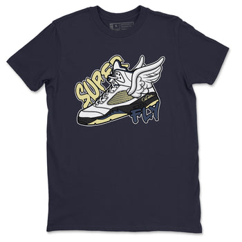 Air Jordan 5 A Ma Maniere x Photon Dust shirt to match jordans Super Fly sneaker tees Jordan 5 A Ma Maniere "Dawn" SNRT Sneaker Release Tees Unisex Navy 2 T-Shirt