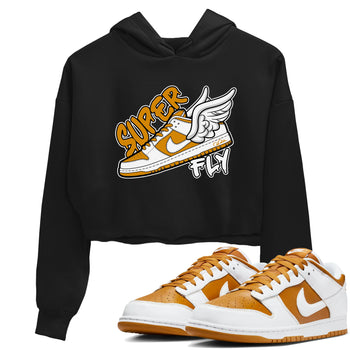 Dunk Dark Curry shirt to match jordans Super Fly sneaker tees AJ1 Low Dark Curry SNRT Sneaker Release Tees Black 1 crop length shirt