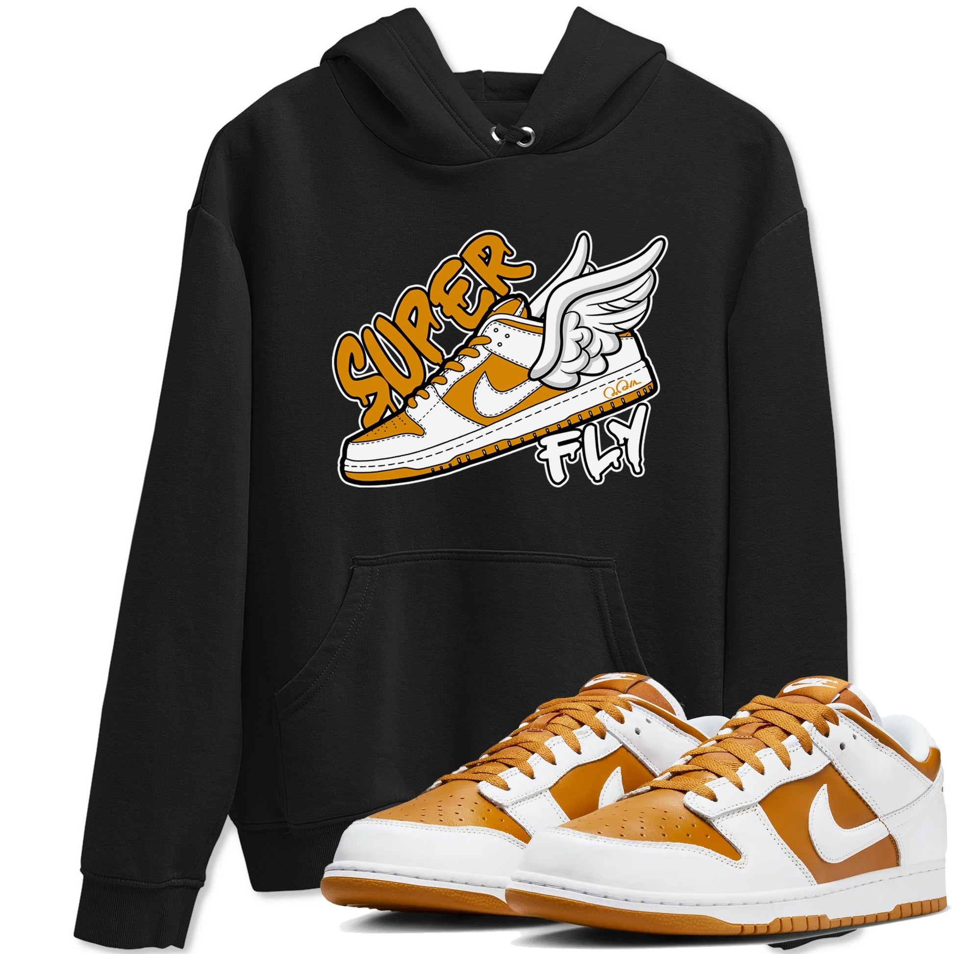 Dunk Dark Curry shirt to match jordans Super Fly sneaker tees AJ1 Low Dark Curry SNRT Sneaker Release Tees unisex cotton Black 1 crew neck shirt