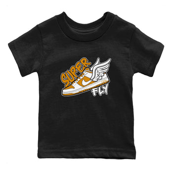 Dunk Dark Curry shirt to match jordans Super Fly sneaker tees AJ1 Low Dark Curry SNRT sneaker release tees baby toddler Black 2 cotton Shirt