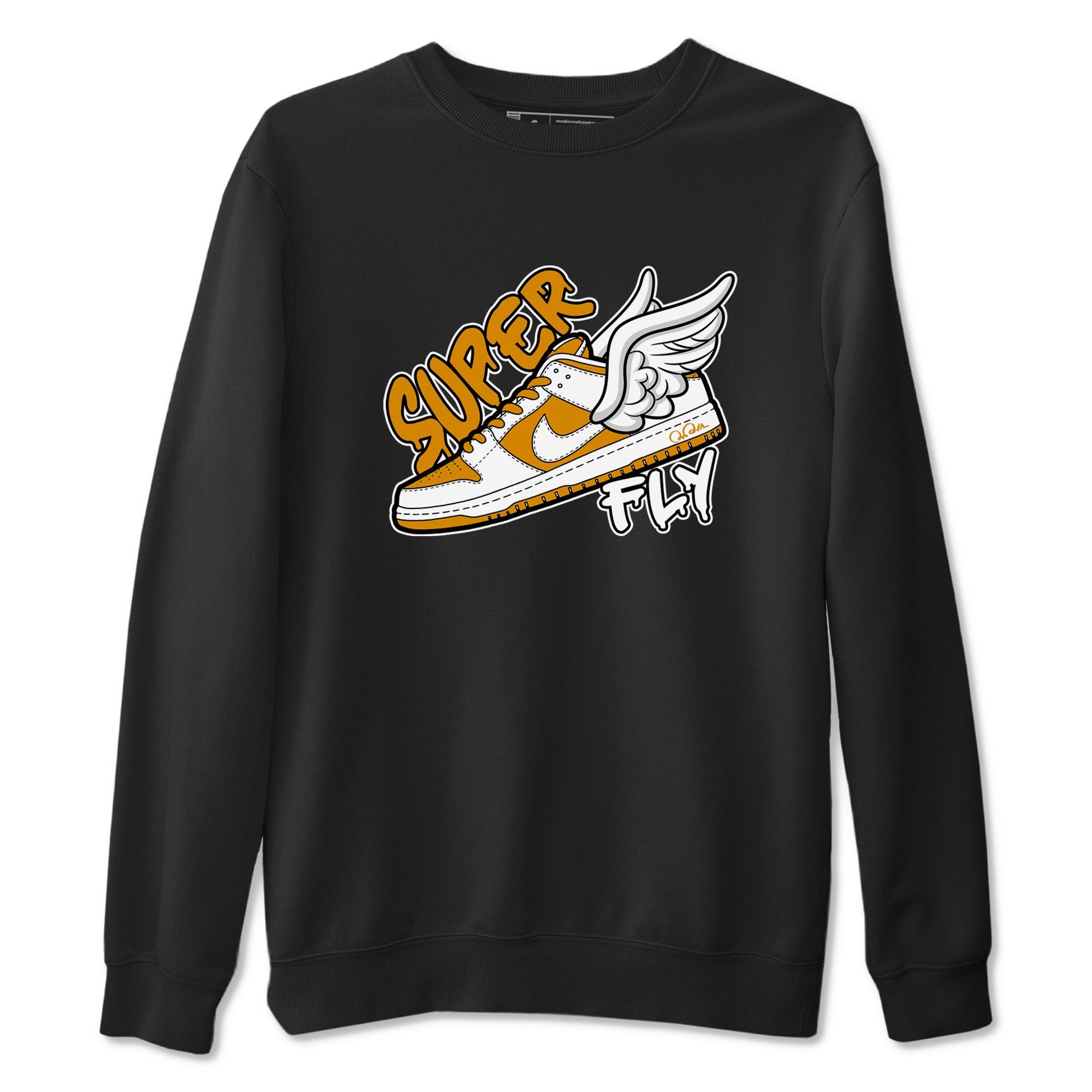 Dunk Dark Curry shirt to match jordans Super Fly sneaker tees AJ1 Low Dark Curry SNRT Sneaker Release Tees unisex cotton Black 2 crew neck shirt