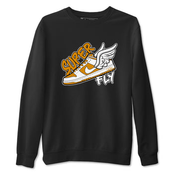 Dunk Dark Curry shirt to match jordans Super Fly sneaker tees AJ1 Low Dark Curry SNRT Sneaker Release Tees unisex cotton Black 2 crew neck shirt