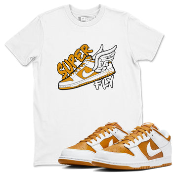 Dunk Dark Curry shirt to match jordans Super Fly sneaker tees AJ1 Low Dark Curry SNRT Sneaker Release Tees unisex cotton White 1 crew neck shirt