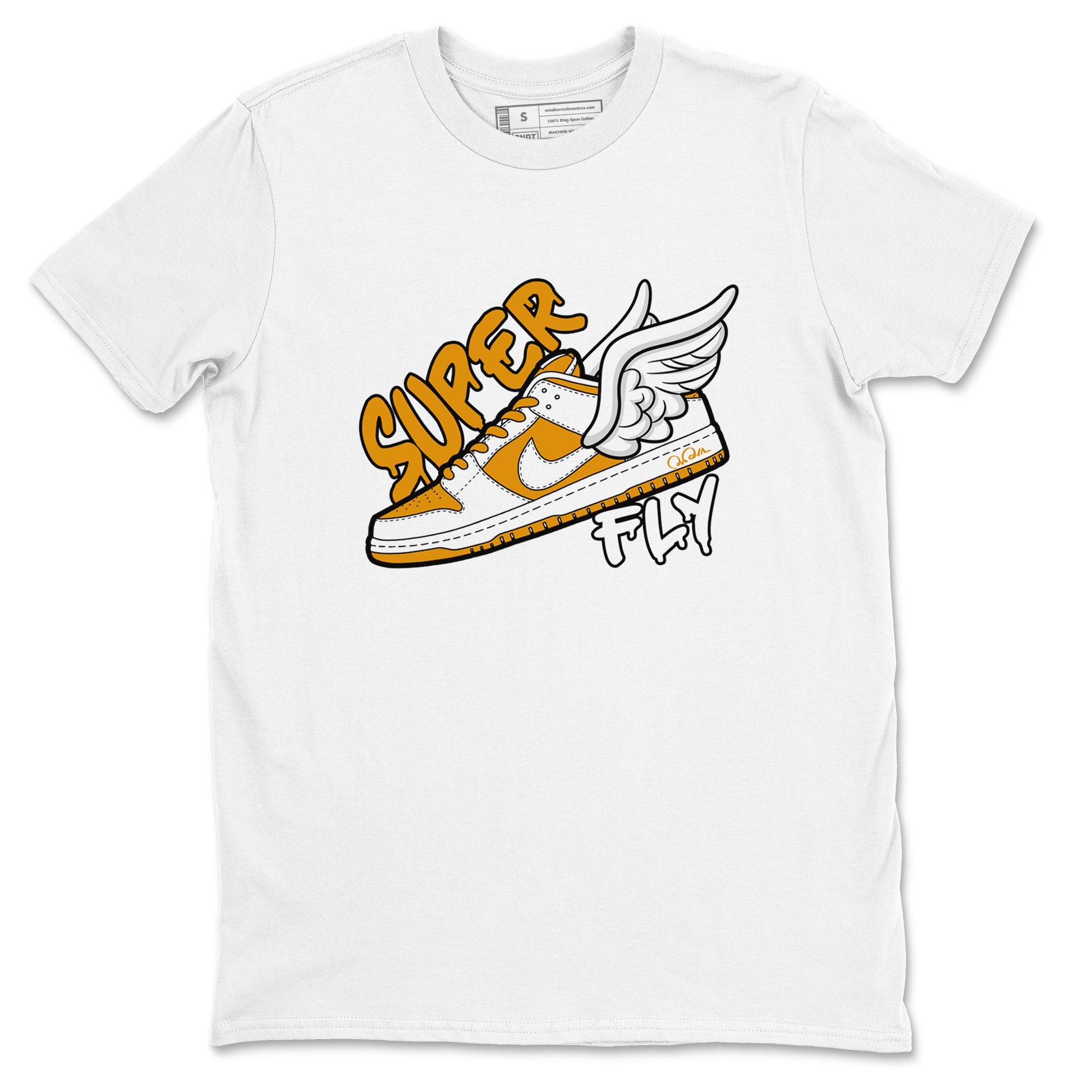 Dunk Dark Curry shirt to match jordans Super Fly sneaker tees AJ1 Low Dark Curry SNRT Sneaker Release Tees unisex cotton White 2 crew neck shirt