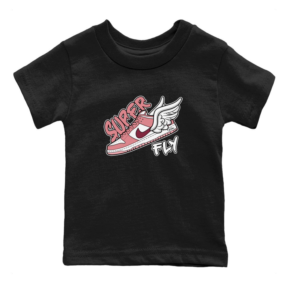 Dunk Valentines Day 2024 shirt to match jordans Super Fly sneaker tees Dunk Happy Valentines Day 2024 SNRT Sneaker Release Tees Baby Toddler Black 2 T-Shirt