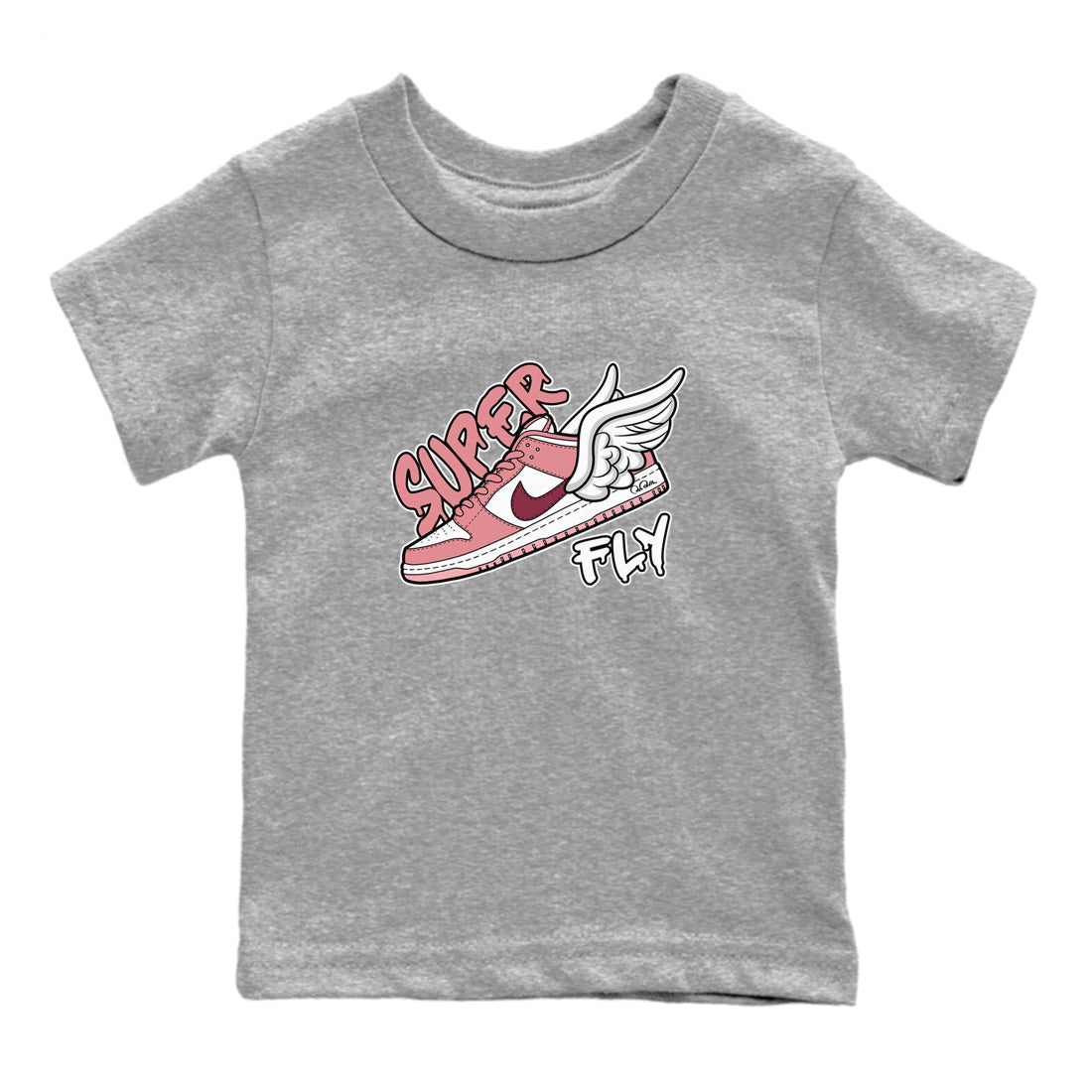 Dunk Valentines Day 2024 shirt to match jordans Super Fly sneaker tees Dunk Happy Valentines Day 2024 SNRT Sneaker Release Tees Baby Toddler Heather Grey 2 T-Shirt