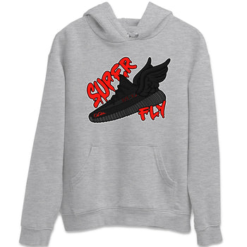Yeezy 350 Bred shirt to match jordans Super Fly sneaker tees Adidas Yeezy Boost V2 350 Bred SNRT Sneaker Release Tees Unisex Heather Grey 2 T-Shirt