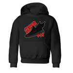 Yeezy 350 Bred shirt to match jordans Super Fly sneaker tees Adidas Yeezy Boost V2 350 Bred SNRT Sneaker Release Tees Baby Toddler Black 2 T-Shirt