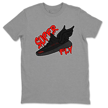 Yeezy 350 Bred shirt to match jordans Super Fly sneaker tees Adidas Yeezy Boost V2 350 Bred SNRT Sneaker Release Tees Unisex Heather Grey 2 T-Shirt
