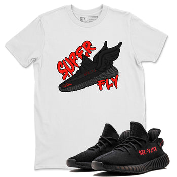 Yeezy 350 Bred shirt to match jordans Super Fly sneaker tees Adidas Yeezy Boost V2 350 Bred SNRT Sneaker Release Tees Unisex White 1 T-Shirt