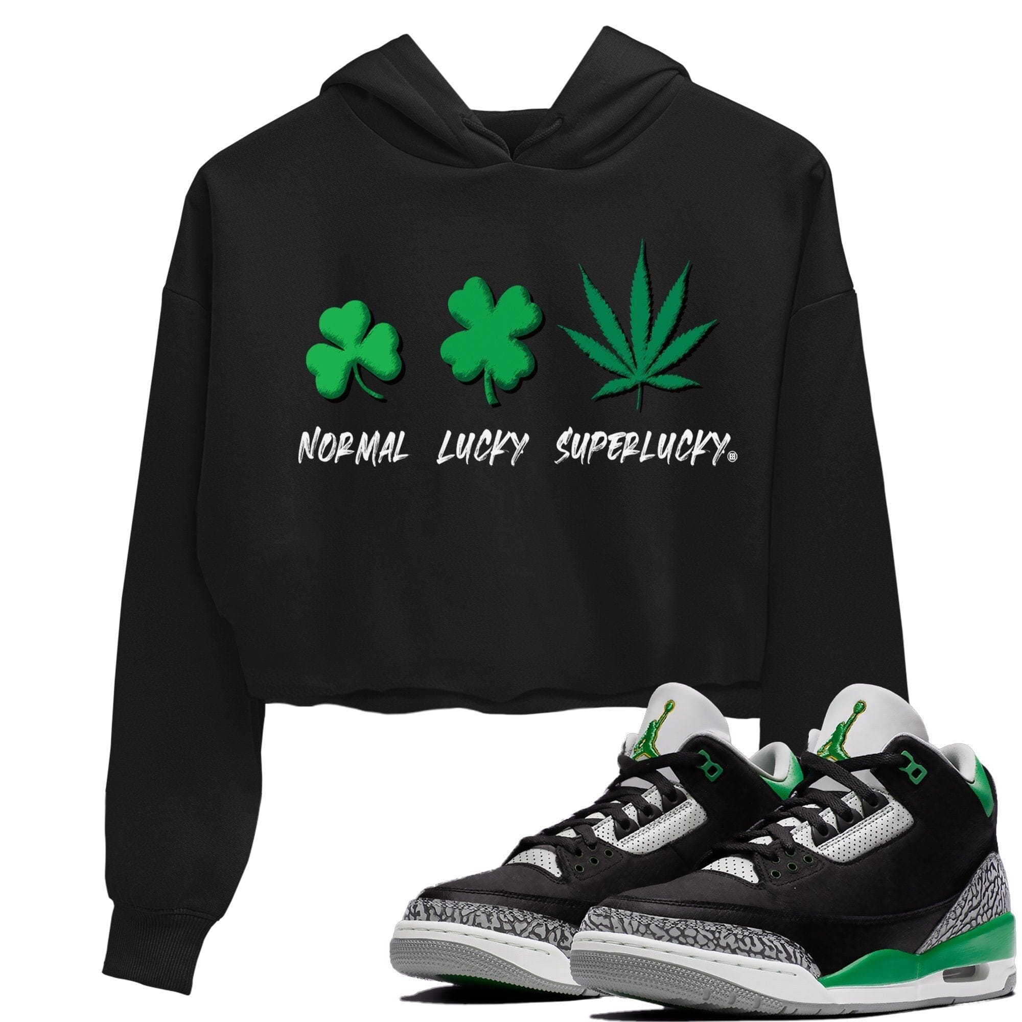 Jordan 3 Pine Green Sneaker Match Tees Super Lucky Sneaker Tees Jordan 3 Pine Green Sneaker Release Tees Women's Shirts