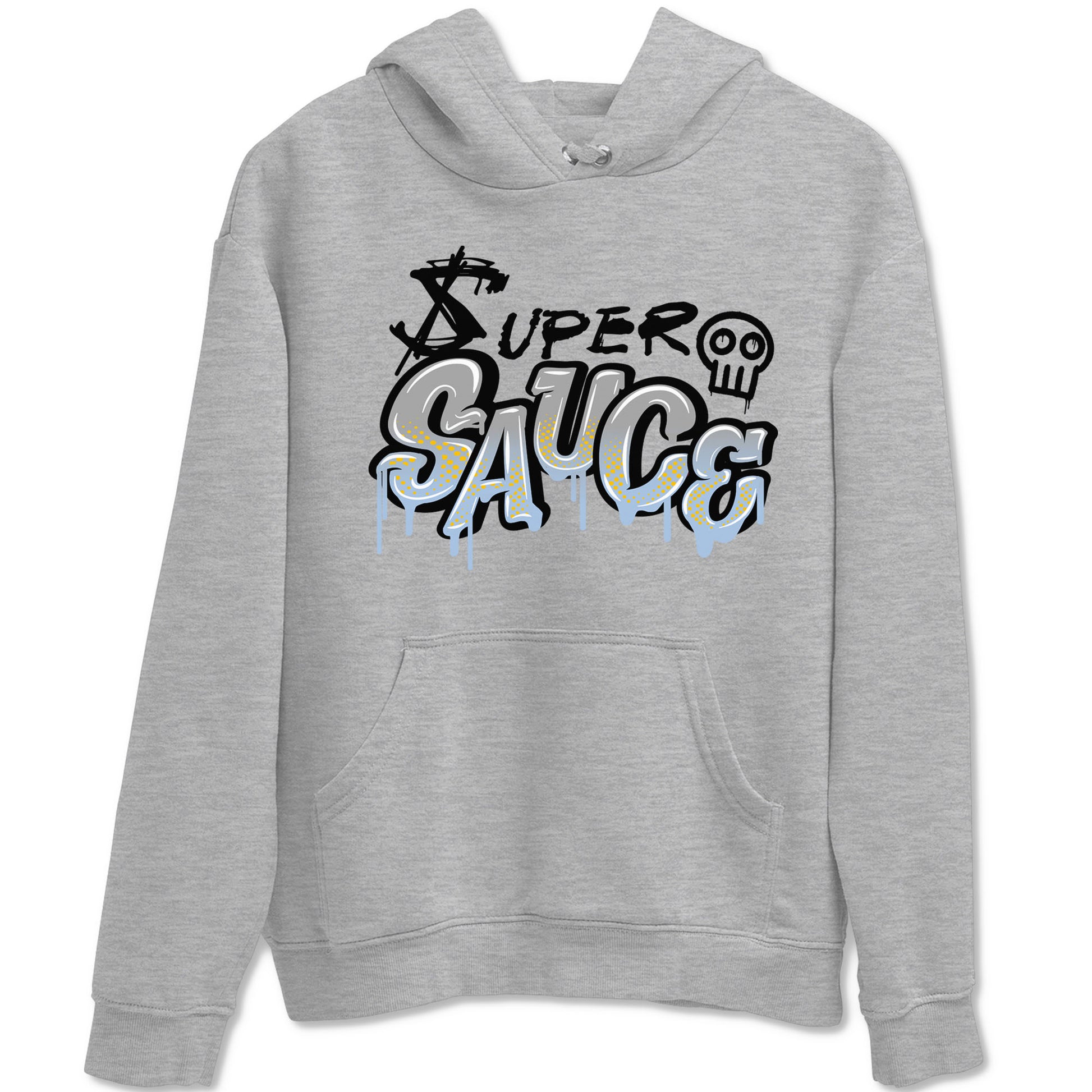 13s Blue Grey shirt to match jordans Super Sauce sneaker tees Air Jordan 13 Blue Grey SNRT Sneaker Release Tees unisex cotton Heather Grey 2 crew neck shirt