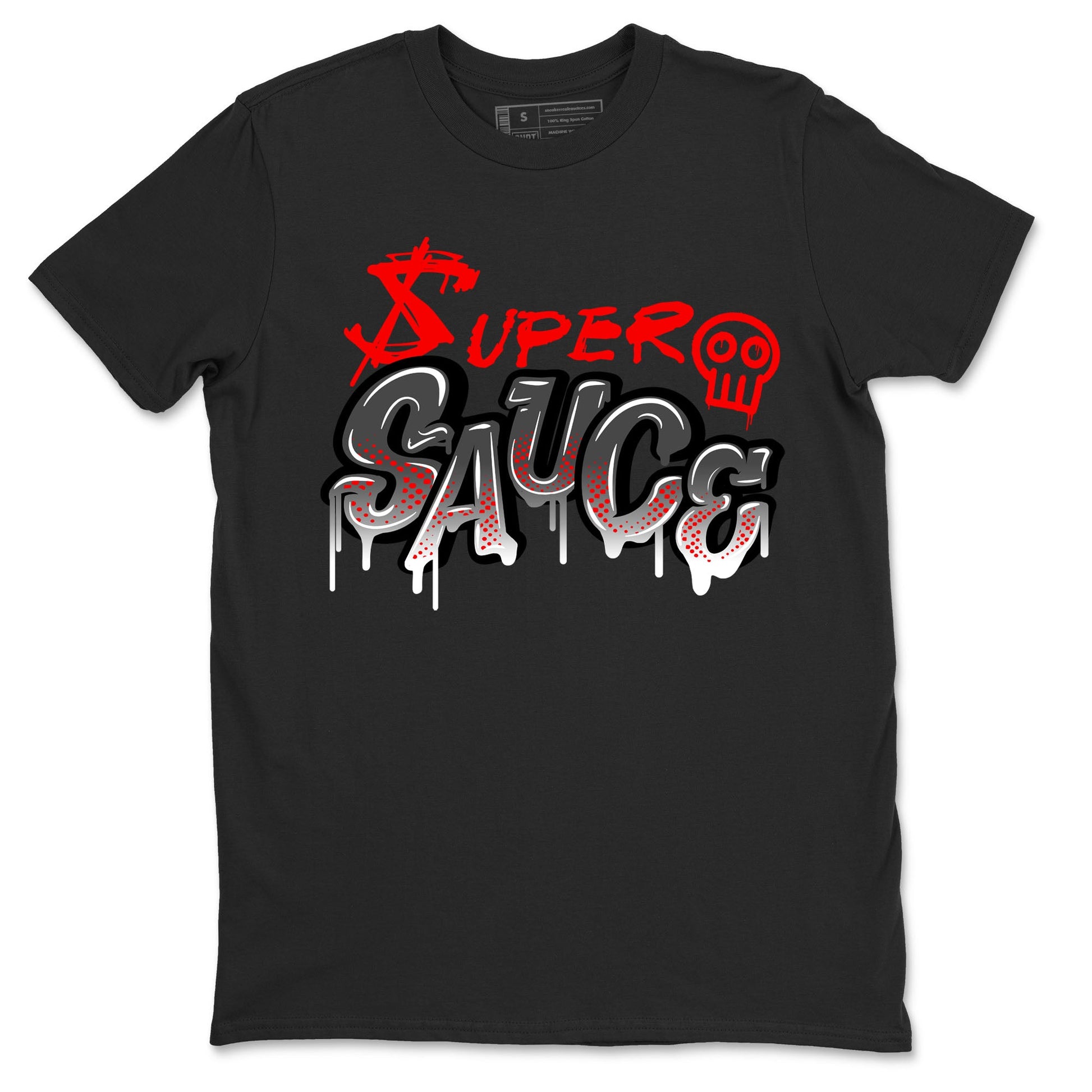 4s Bred Reimagined shirt to match jordans Super Sauce sneaker tees Air Jordan 4 Bred Reimagined SNRT Sneaker Release Tees unisex cotton Black 2 crew neck shirt