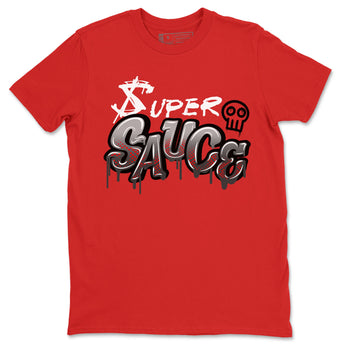 4s Bred Reimagined shirt to match jordans Super Sauce sneaker tees Air Jordan 4 Bred Reimagined SNRT Sneaker Release Tees unisex cotton Red 2 crew neck shirt