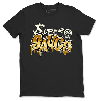 4s Sail shirt to match jordans Super Sauce sneaker tees Air Jordan 4 Sail SNRT 4s Metallic Gold Sneaker Release Tees unisex cotton Black 2 crew neck shirt