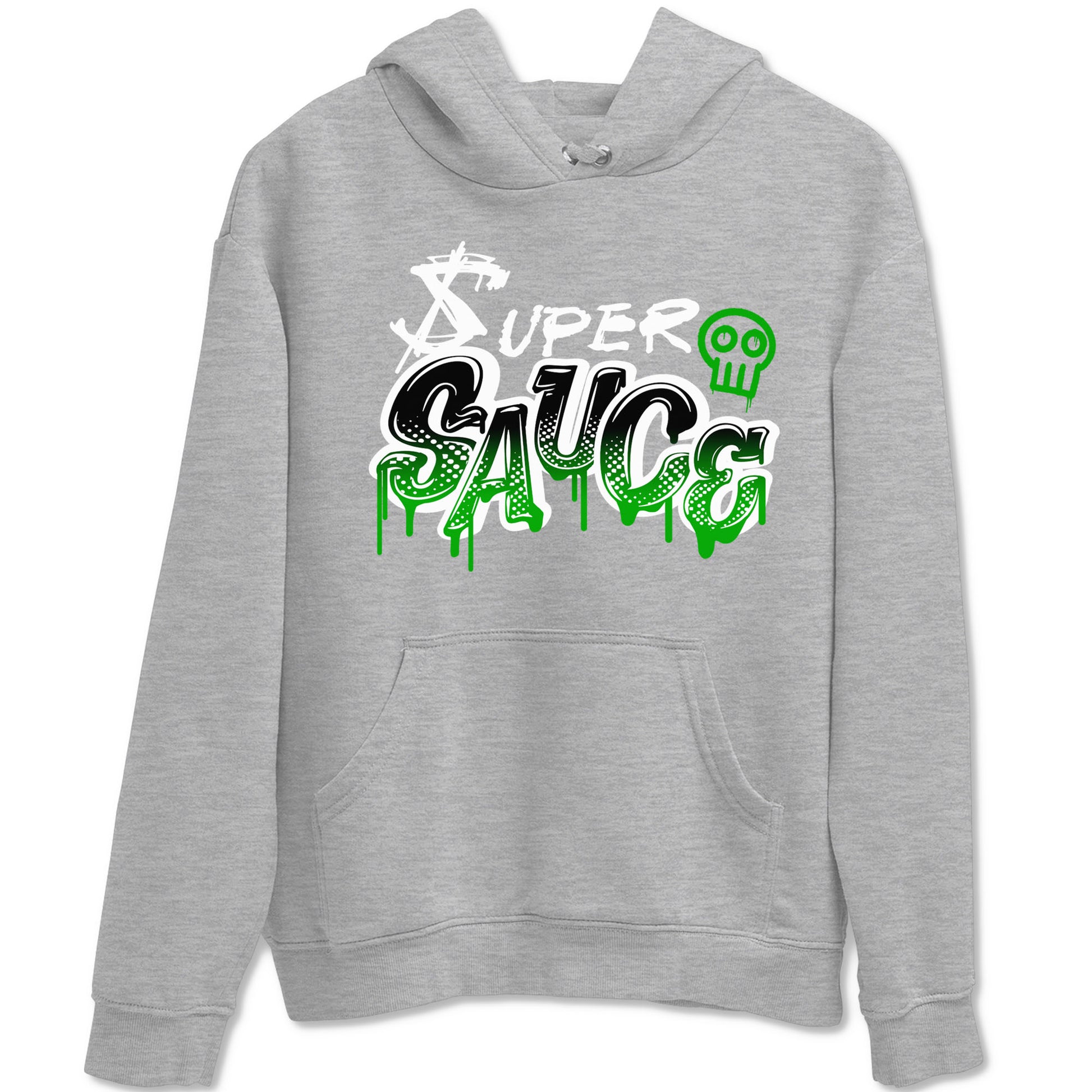 5s Lucky Green shirt to match jordans Super Sauce sneaker tees Air Jordan 5 Lucky Green SNRT Sneaker Release Tees unisex cotton Heather Grey 2 crew neck shirt