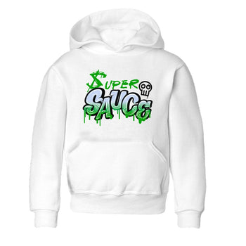 5s Lucky Green shirt to match jordans Super Sauce sneaker tees Air Jordan 5 Lucky Green SNRT sneaker release tees baby toddler White 2 cotton Shirt